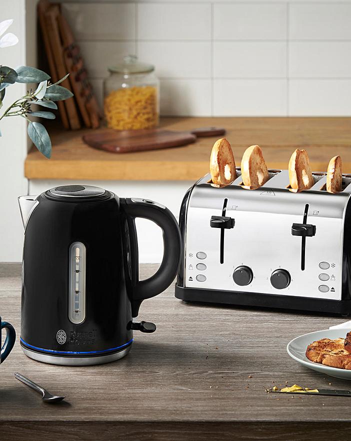 Russell Hobbs 20462 Buckingham Quiet Boil 3000W 1.7L Jug Kettle - Black