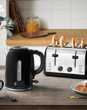 Load image into Gallery viewer, Russell Hobbs 20462 Buckingham Quiet Boil 3000W 1.7L Jug Kettle - Black