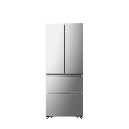 Teknix THFD17870X, 418L French Door Fridge Freezer, Total No Frost, Brushed Steel