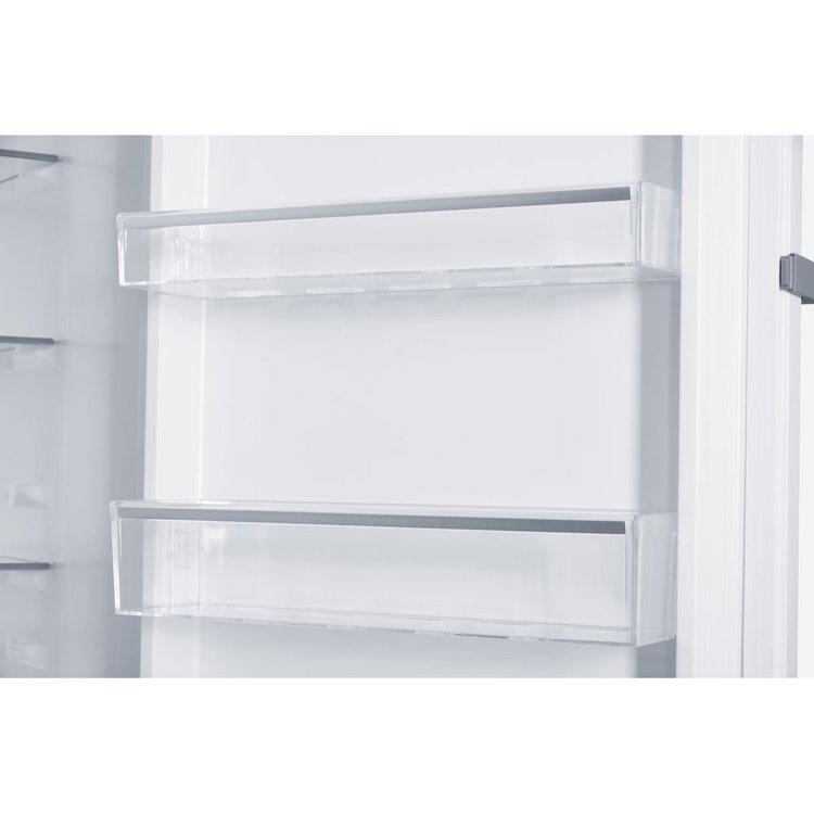 Teknix T60L2W, 359L Single Door Larder Fridge, White