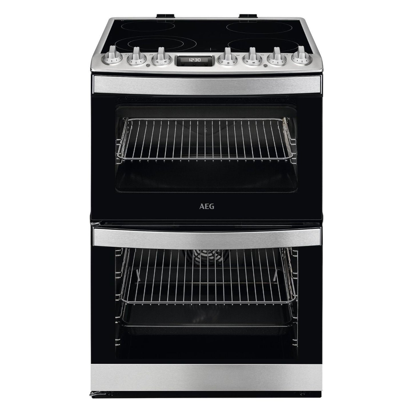 AEG CCB6741ACM 6000 SteamBake 60cm Electric Induction Cooker - Stainless Steel
