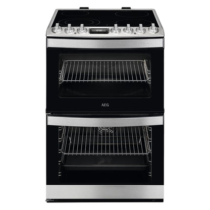AEG CCB6741ACM 6000 SteamBake 60cm Electric Induction Cooker - Stainless Steel