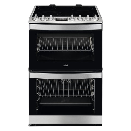 AEG CCB6741ACM 6000 SteamBake 60cm Electric Induction Cooker - Stainless Steel