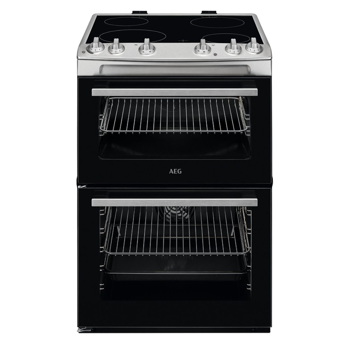 AEG CCX6501ACM 5000 SurroundCook Cooker with Ceramic Hob - Stainless Steel