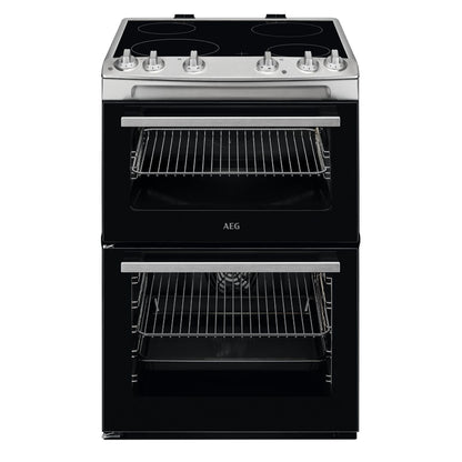 AEG CCX6501ACM 5000 SurroundCook Cooker with Ceramic Hob - Stainless Steel