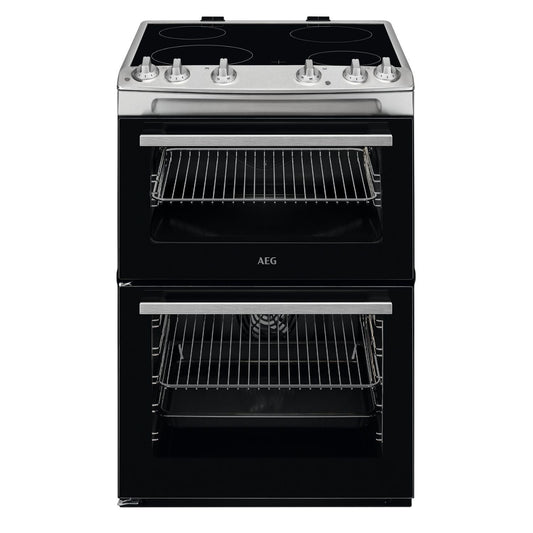 AEG CCX6501ACM 5000 SurroundCook Cooker with Ceramic Hob - Stainless Steel