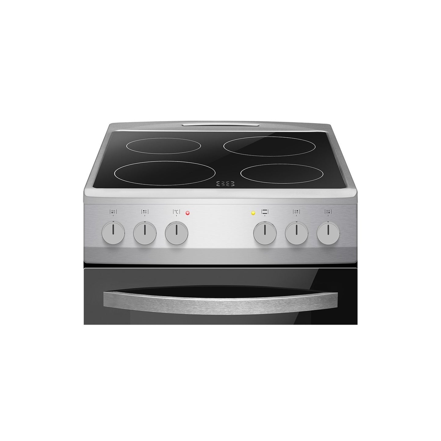 Amica AFC502SS 50cm Electric Cooker with Ceramic Hob - Stainless Steel