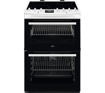 AEG CCX6740ACW 6000 SteamBake 60cm Electric Induction Cooker - White