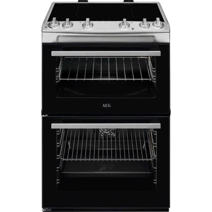 AEG CIX6500ABM 60cm Electric Cooker with Induction Hob - Stainless Steel