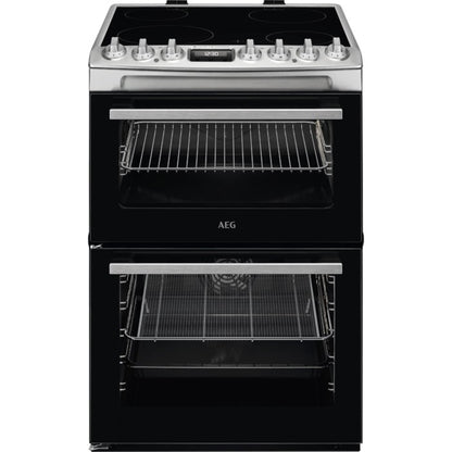 AEG CCX6740ACM 6000 SteamBake 60cm Electric Induction Cooker - Stainless Steel