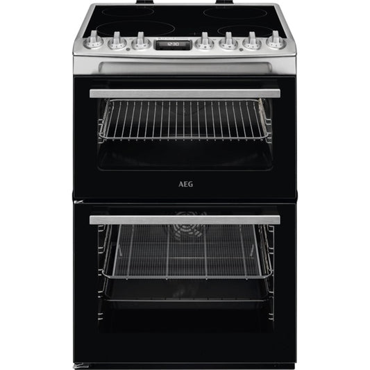 AEG CCX6740ACM 6000 SteamBake 60cm Electric Induction Cooker - Stainless Steel