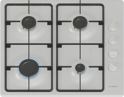 Bosch PBP6B2K60 White 60cm Gas Hob