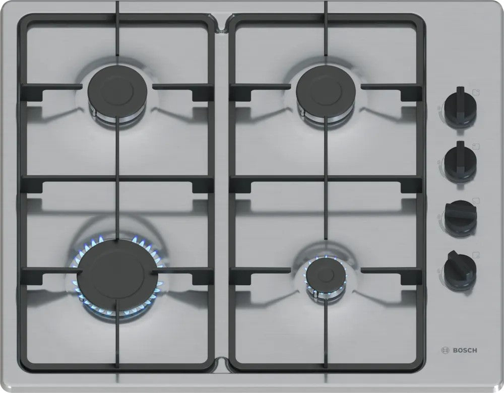 Bosch PBP6B5K60 Stainless Steel Gas Hob