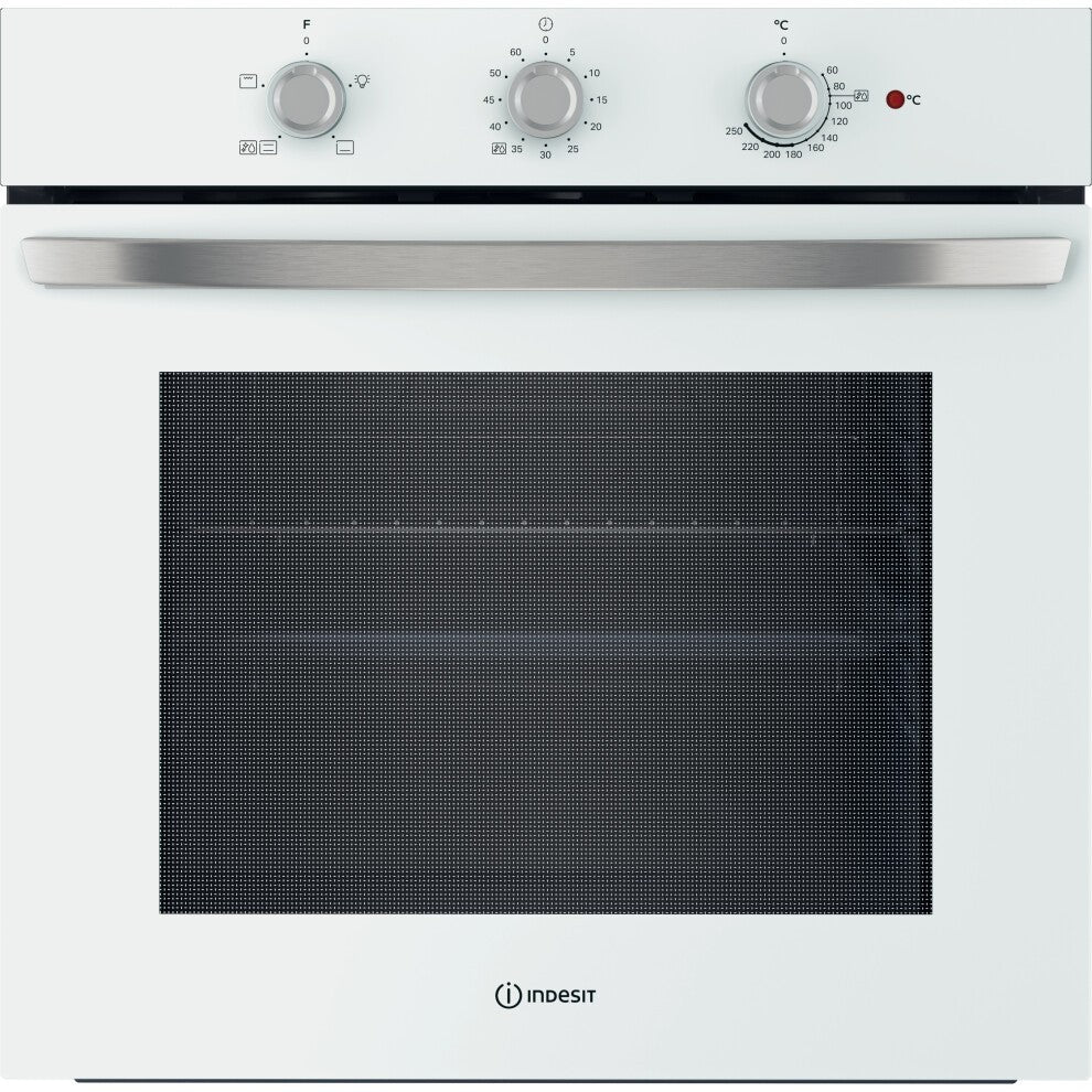 IO232HW - Single Static Oven - Eco Cleaning - 71L With 3 Dial With Timer And A Energy In White