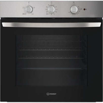 IO232HXUK - Single Static Oven - Eco Cleaning - 71L With 3 Dial With Timer And A Energy In Stainless Steel