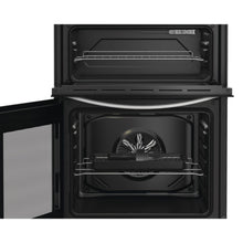 Load image into Gallery viewer, Indesit IDE6VMB 60cm Electric Double Cooker with Ceramic Hob - Black
