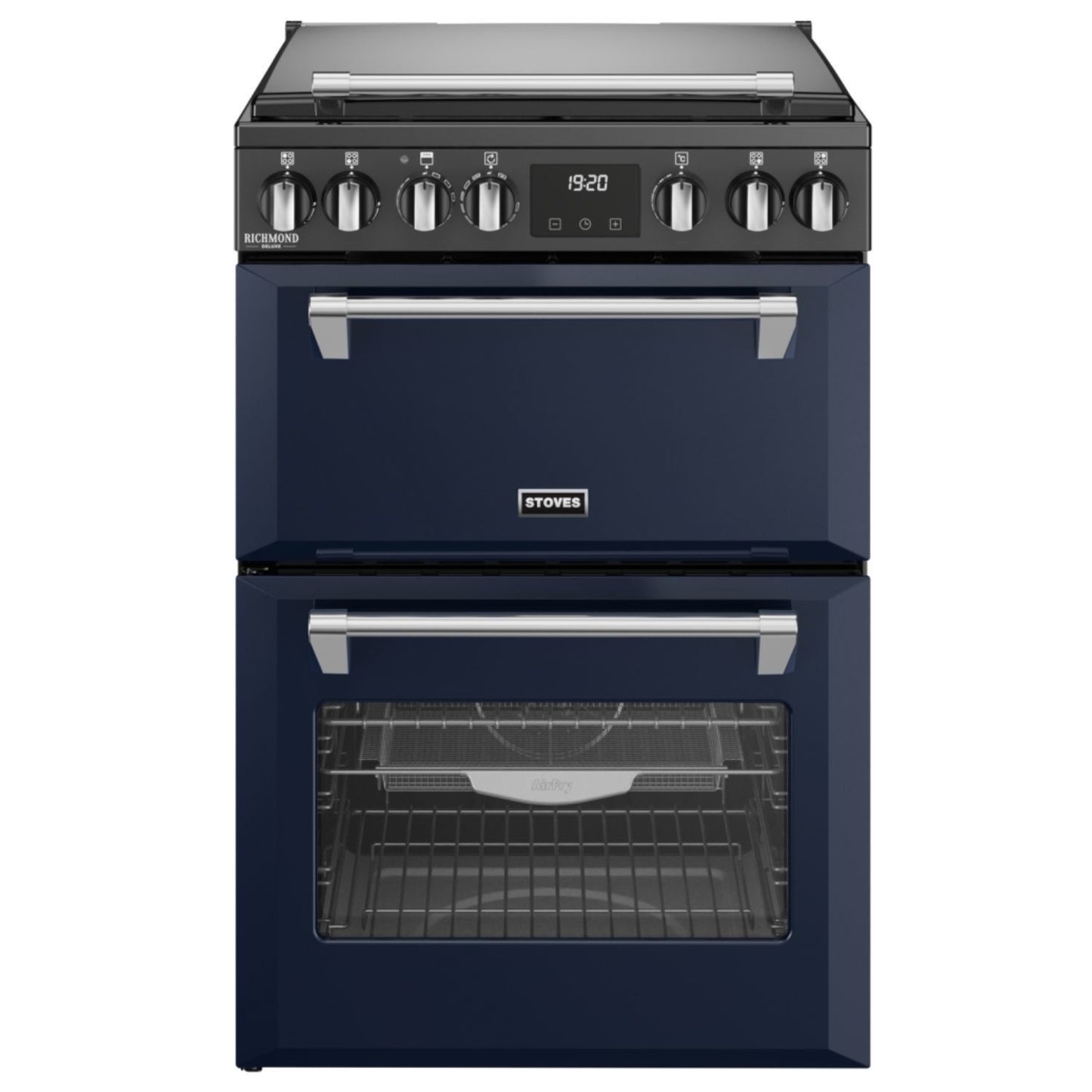 Stoves 444411995 Richmond Deluxe 60cm Dual Fuel Cooker - Midnight Blue