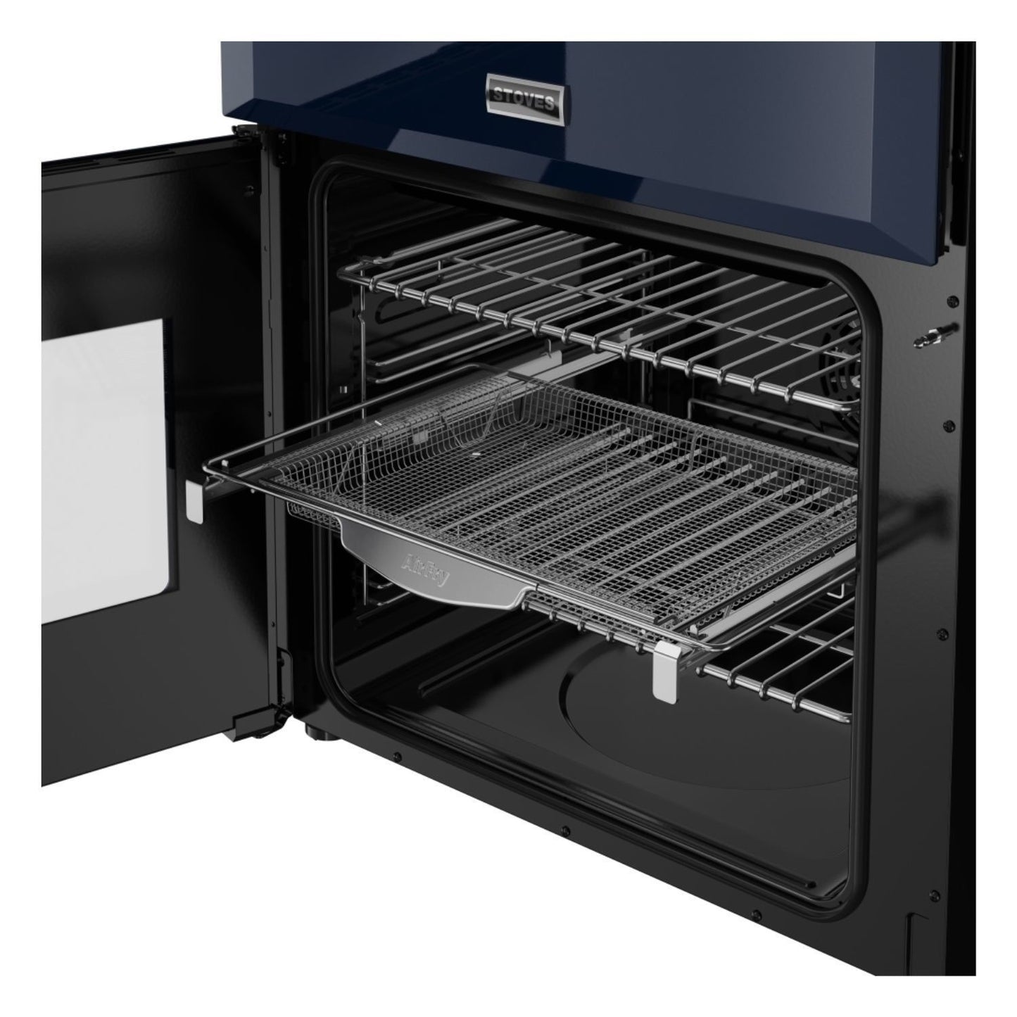 Stoves 444411995 Richmond Deluxe 60cm Dual Fuel Cooker - Midnight Blue