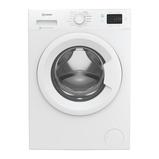 Indesit IP1046PUSHGOUK - 10kg Washing Machine with Steam Technology - White