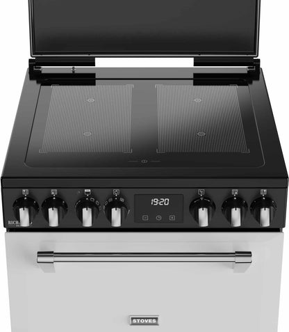 Stoves 444411993 Richmond Deluxe 60cm Dual Fuel Cooker - Ice White