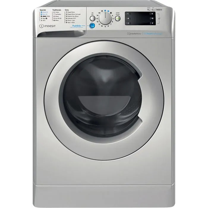 Indesit BDE96436SVUK 9/6KG Washer Dryer – Silver