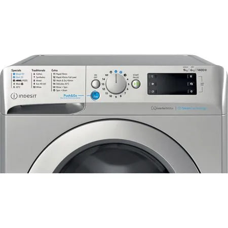 Indesit BDE96436SVUK 9/6KG Washer Dryer – Silver