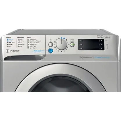 Indesit BDE96436SVUK 9/6KG Washer Dryer – Silver