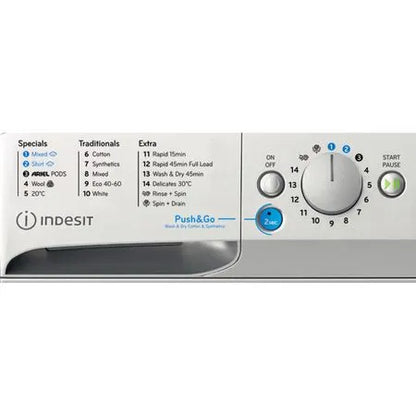 Indesit BDE96436SVUK 9/6KG Washer Dryer – Silver