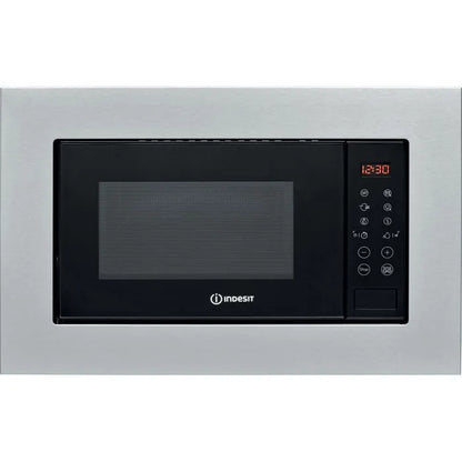 Indesit MWI 120 GX UK Built In Microwave and Grill - Stainless Steel