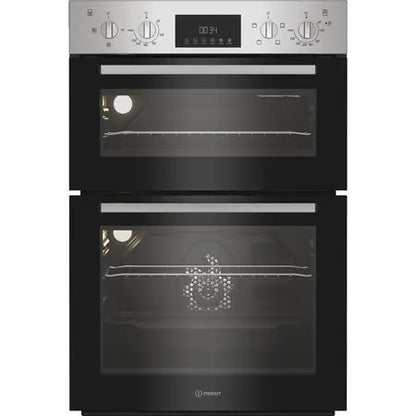 INDESIT DII10DIX - Built In Electric Fan Oven 69L / 36L - Stainless Steel