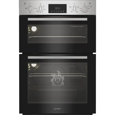 INDESIT DII10DIX - Built In Electric Fan Oven 69L / 36L - Stainless Steel