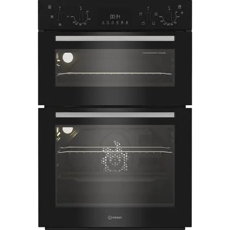 INDESIT DII10DB  - Built In Electric Fan Oven 69L / 36L - Black