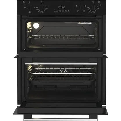 Indesit DUI10DB - Built Under Electric Fan Double Oven - Black