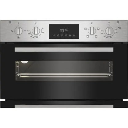 Indesit DUI12DIX Built Under Electric Fan Double Oven - Stainless Steel