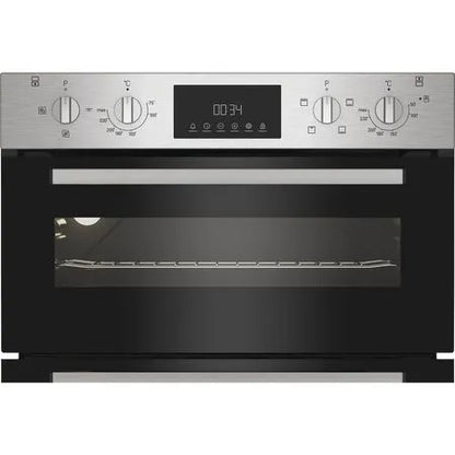 Indesit DUI10DIX Built Under Electric Fan Double Oven - Stainless Steel