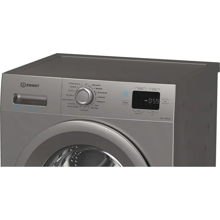 Indesit Push&Go IP846SPUSH&GOUK 8kg Washing Machine - Silver
