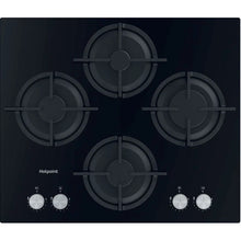 Load image into Gallery viewer, Hotpoint HGS61SBK Gas on Glass Hob - Black
