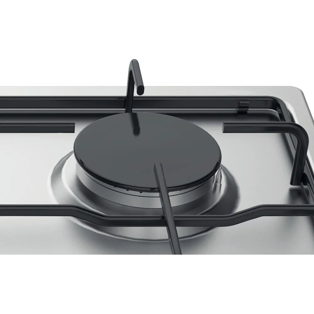 Hotpoint PPH 60P F IX UK 60cm 4 Burner Gas Hob - Silver