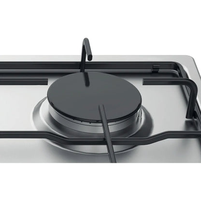 Hotpoint PPH 60P F IX UK 60cm 4 Burner Gas Hob - Silver