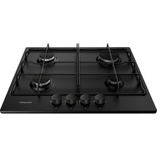 Load image into Gallery viewer, Hotpoint PPH60PFNB 60cm Black Gas Hob with Front Control
