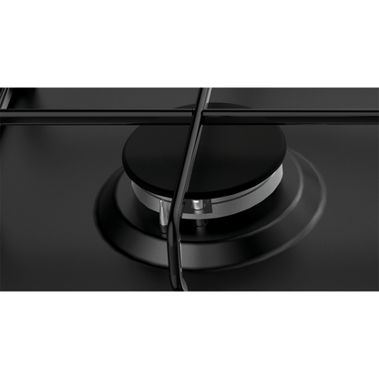 Hotpoint PPH60PFNB 60cm Black Gas Hob with Front Control