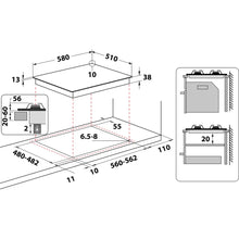 Load image into Gallery viewer, Hotpoint PPH 60P F IX UK 60cm 4 Burner Gas Hob - Silver
