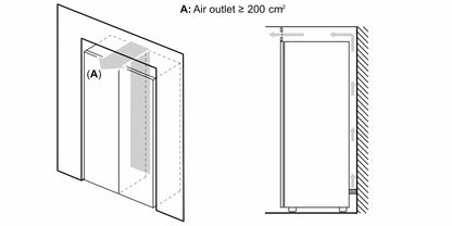 Bosch Series 4 GSN36VWEPG No Frost Tall Freezer