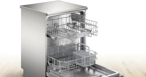 Bosch SMS26AI08G Series 2, 12 Place Dishwasher, 60 cm, Silver