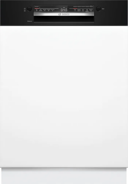 Bosch SMI2HTB02G Black Semi Integrated 12 Place Dishwasher