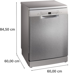 Bosch SMS2HVI67G Series 2, Free-standing dishwasher, 60 cm, Silver inox