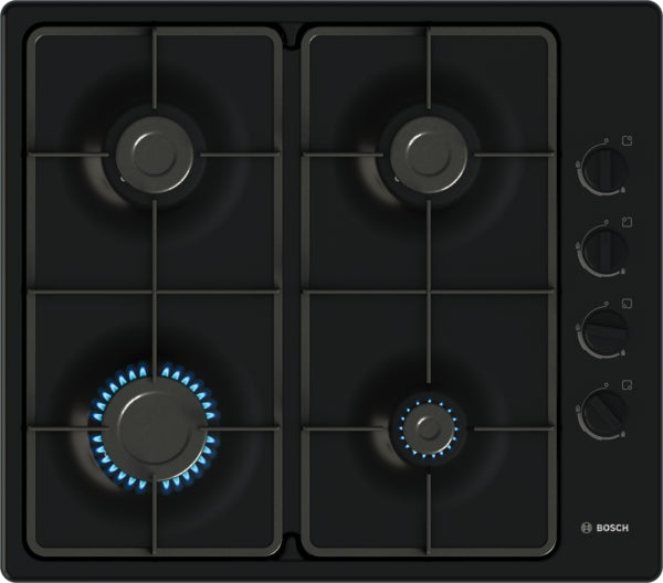 Bosch PBP6B6K60 Black 60cm Gas Hob