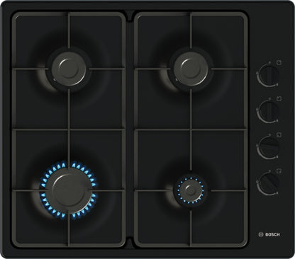 Bosch PBP6B6K60 Black 60cm Gas Hob