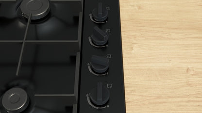 Bosch PBP6B6K60 Black 60cm Gas Hob