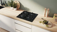 Load image into Gallery viewer, Bosch PBP6B6K60 Black 60cm Gas Hob
